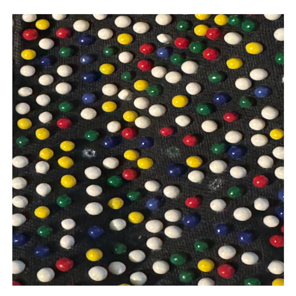 vintage candy dot bubble bead purse with matching coin purse - Picture 9 of 10